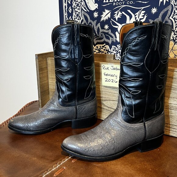 Lucchese San Antonio Gray Smooth Ostrich in Men\'s Size 11D main image 5